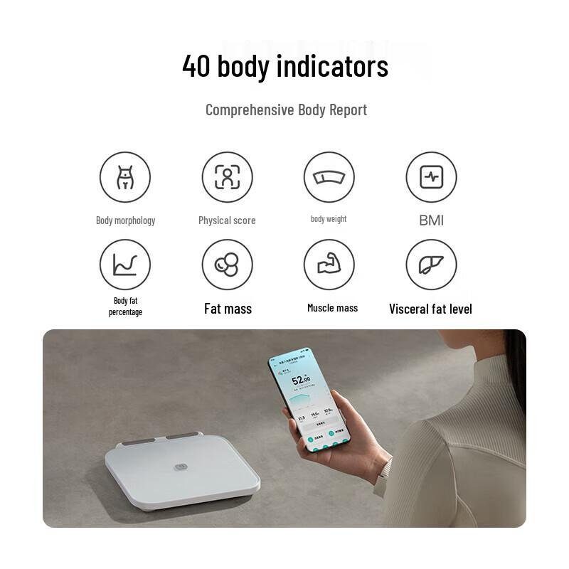 Електронні ваги Xiaomi Mijia Eight Electrode Body Fat Scale S800 Green (MJTZC04YMG) 3