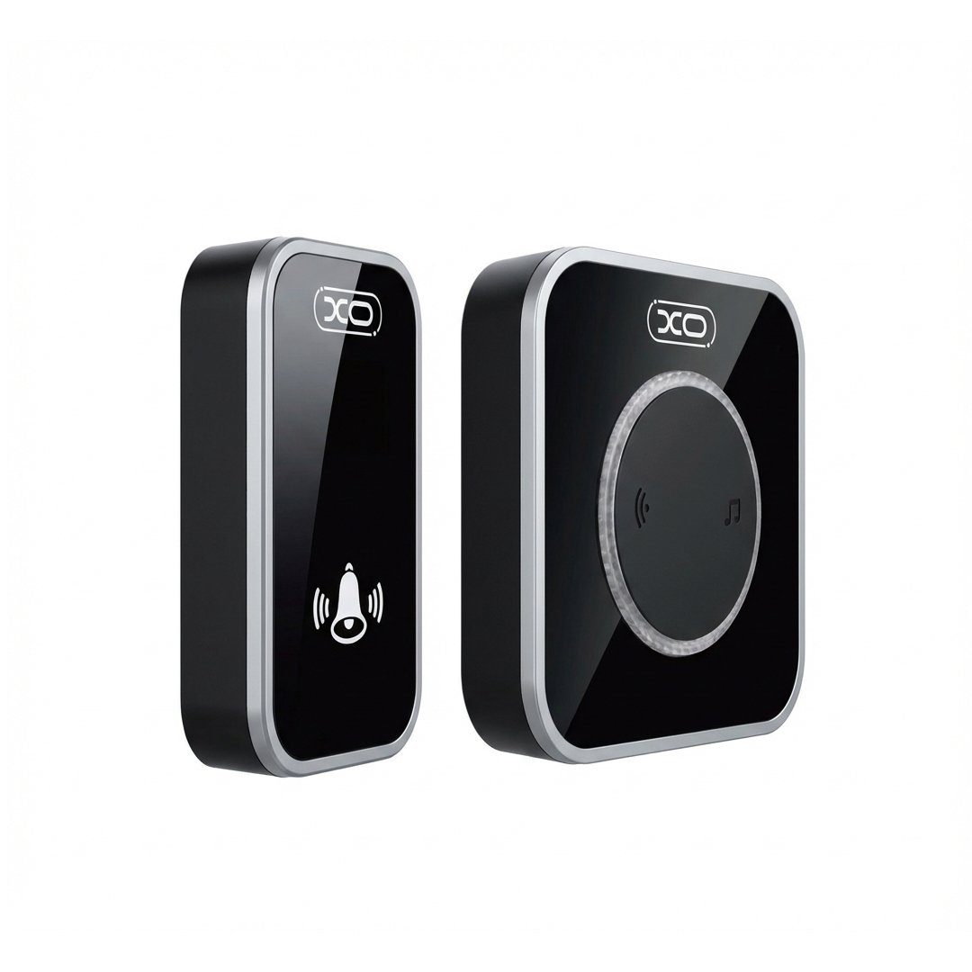 Розумний дзвінок ХО SF11 EU Standard Multicolour Flashing Wireless Doorbell One-to-One System (Transmitter + Chime) Black (6975837589575) 3