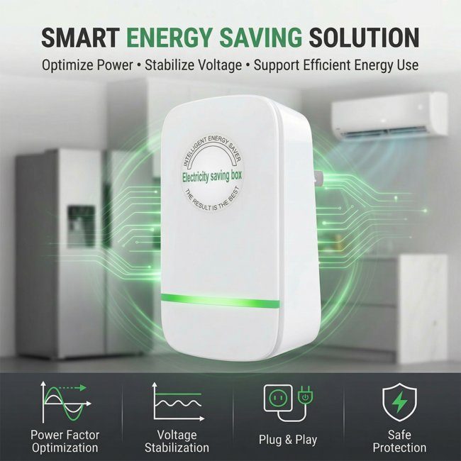 Енергозберігаючий пристрій для «розумного дому» ХО CF55 Smart Home Energy Saver(Single pack)(eu) white (6942742001355) 6