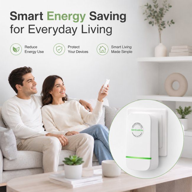Енергозберігаючий пристрій для «розумного дому» ХО CF55 Smart Home Energy Saver(Single pack)(eu) white (6942742001355) 10