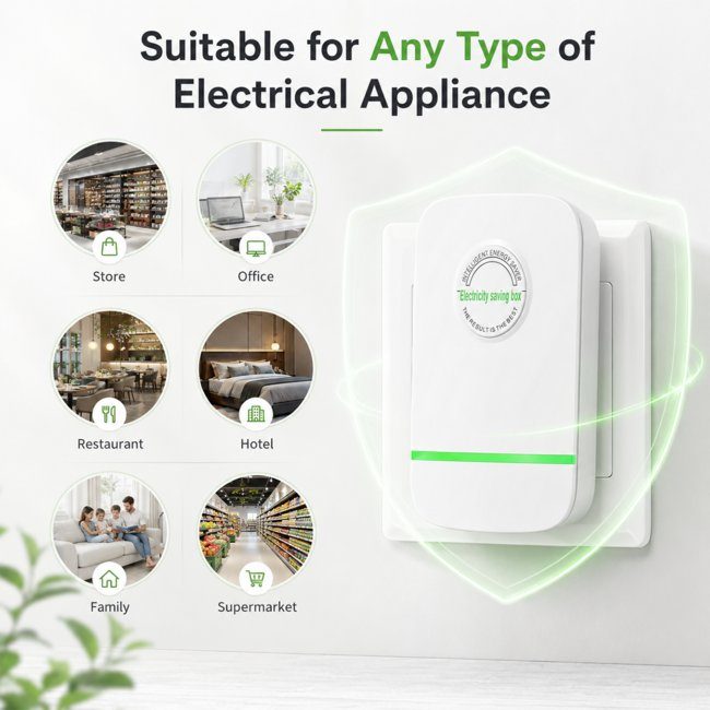 Енергозберігаючий пристрій для «розумного дому» ХО CF55 Smart Home Energy Saver(Single pack)(eu) white (6942742001355) 12