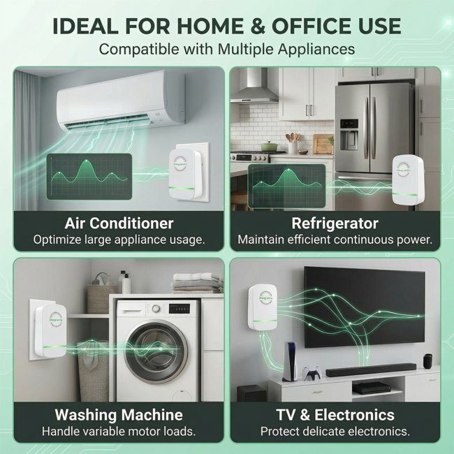 Енергозберігаючий пристрій для «розумного дому» ХО CF55 Smart Home Energy Saver(Single pack)(eu) white (6942742001355) 11