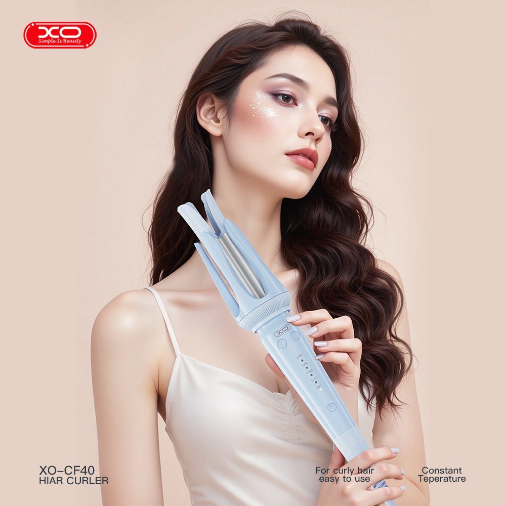 Плойка для волосся ХО CF40 EU Smart Automatic Curling Iron blue (6975837584532) 6