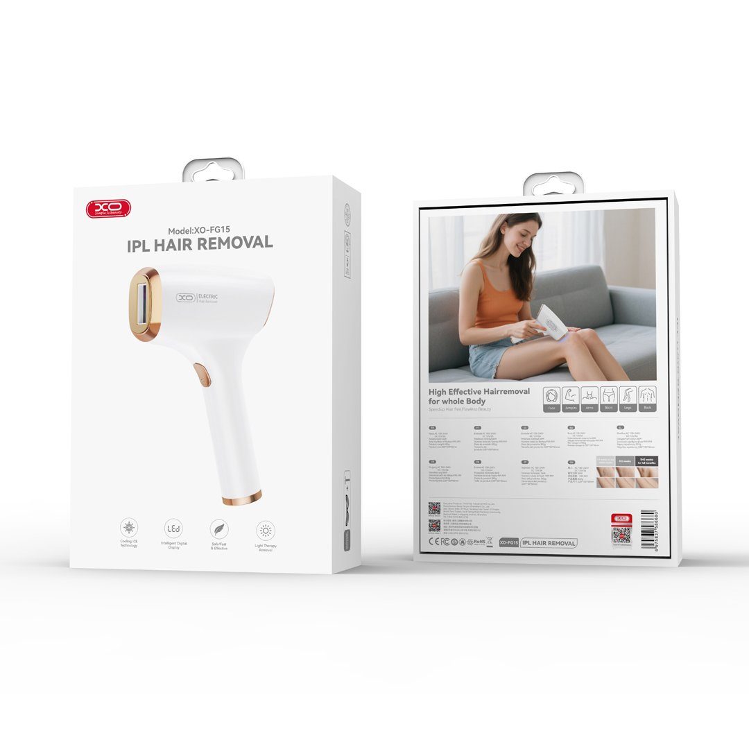 Епілятор ХО FG15 Intelligent Skin Rejuvenation Ice Spot Epilator EU White (6975837586680) 2