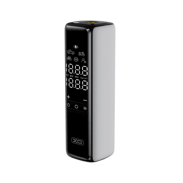 Автомобільний насос ХО CZ017 Smart Mini Wired Inflatable Pump 22 Cylinders Black (6920680858156)