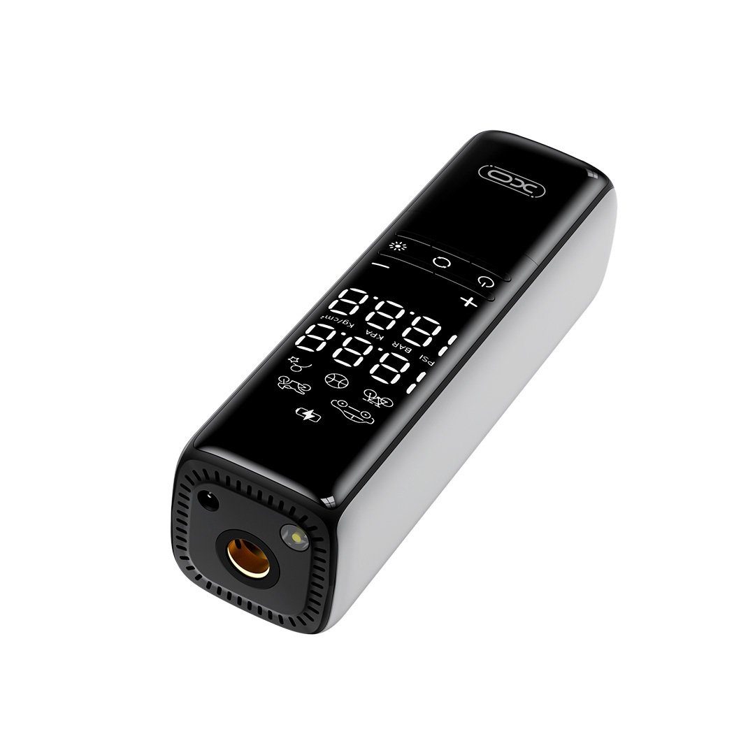 Автомобільний насос ХО CZ017 Smart Mini Wired Inflatable Pump 22 Cylinders Black (6920680858156) 5