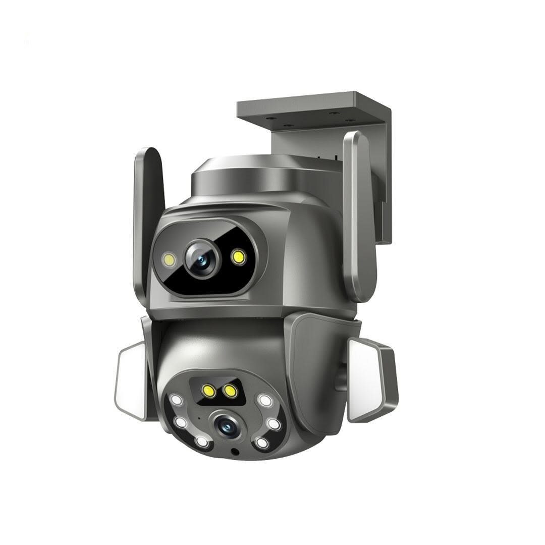IP-камера відеоспостереження ХО CR04 EU Robot 400W Pixel Dual Screen Outdoor Dome Camera (2.4G Wireless WiFi) Black (6920680856473)