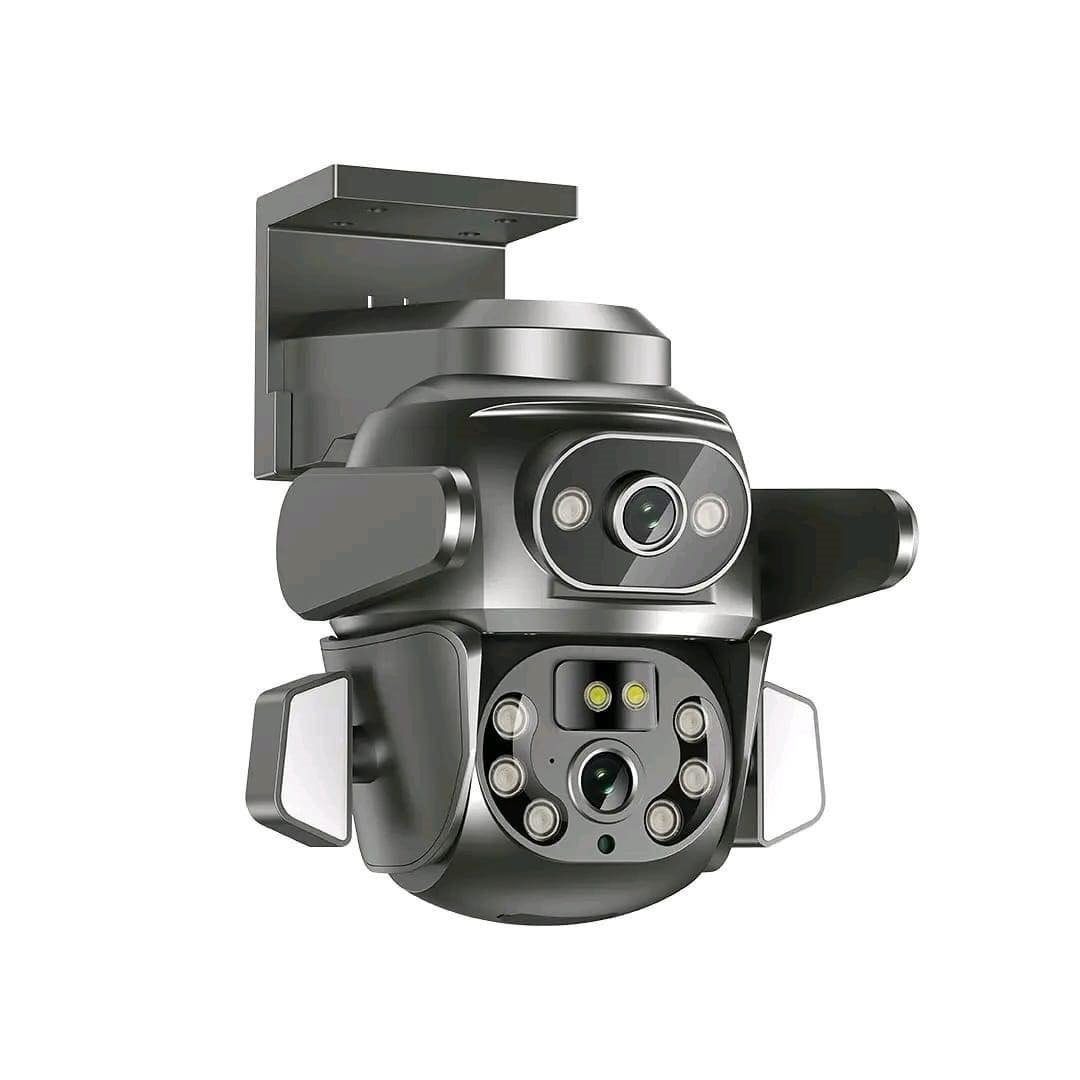 IP-камера відеоспостереження ХО CR04 EU Robot 400W Pixel Dual Screen Outdoor Dome Camera (2.4G Wireless WiFi) Black (6920680856473) 3