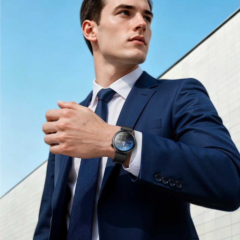 Смарт-годинник HOCO Y46 Smart watch (call+Find My) Black (6942007685191) 5