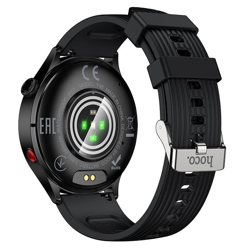 Смарт-годинник HOCO Y46 Smart watch (call+Find My) Black (6942007685191) 4