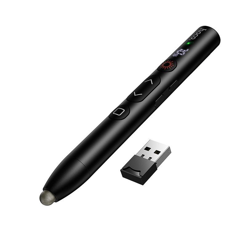 Лазерна указка HOCO GM203 Touch screen writing page turning pen Black (6942007662901) 4