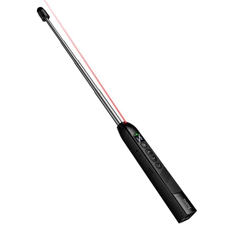 Лазерна указка HOCO GM205 pointer and page turning pen Black (6942007683753) 5