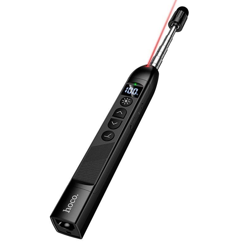 Лазерна указка HOCO GM205 pointer and page turning pen Black (6942007683753) 3