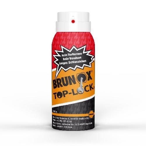 Мастило для замків і петель, спрей Brunox Top Lock 100ml 2