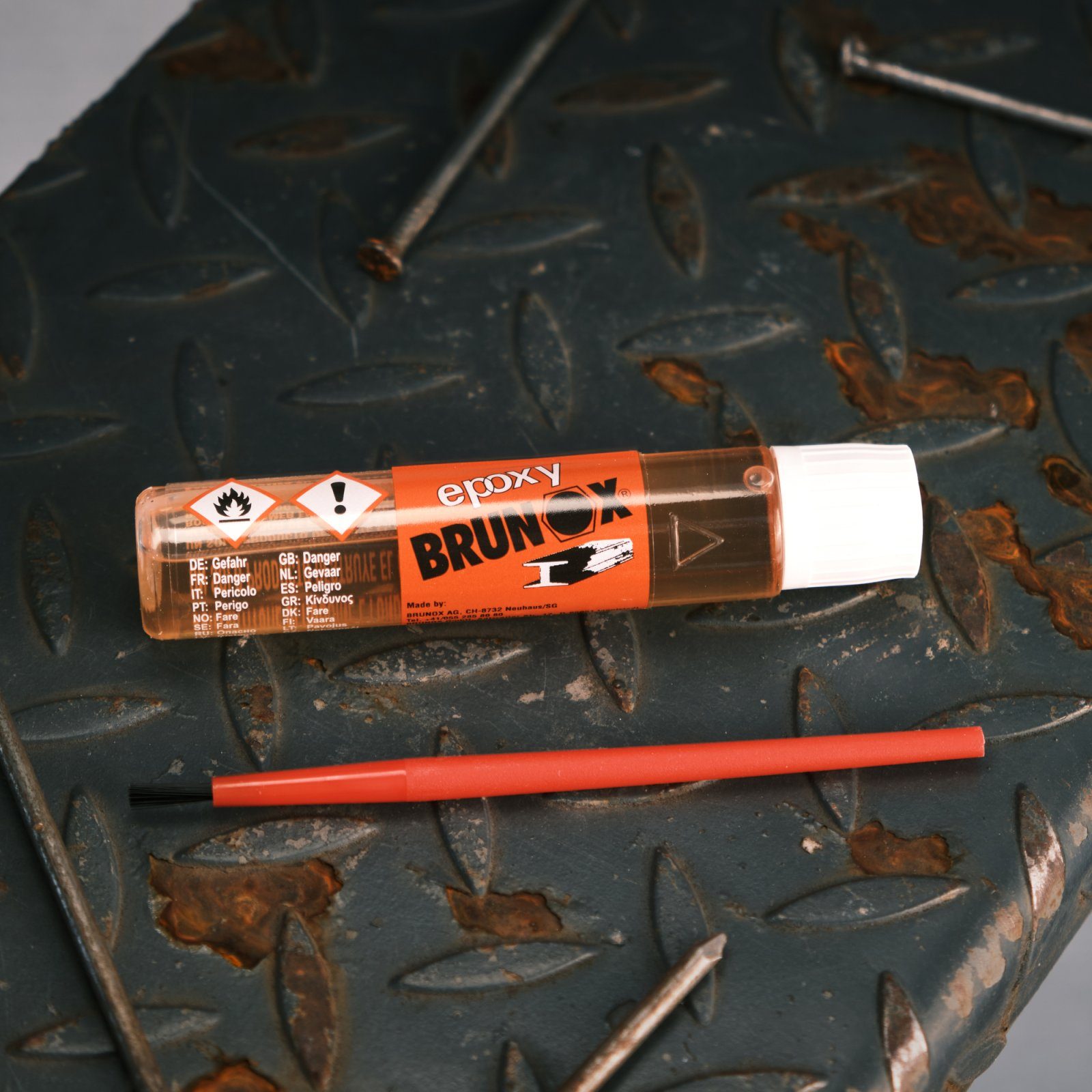 Перетворювач іржі та ґрунтовка з епоксидною смолою Brunox Epoxy 25ml 4