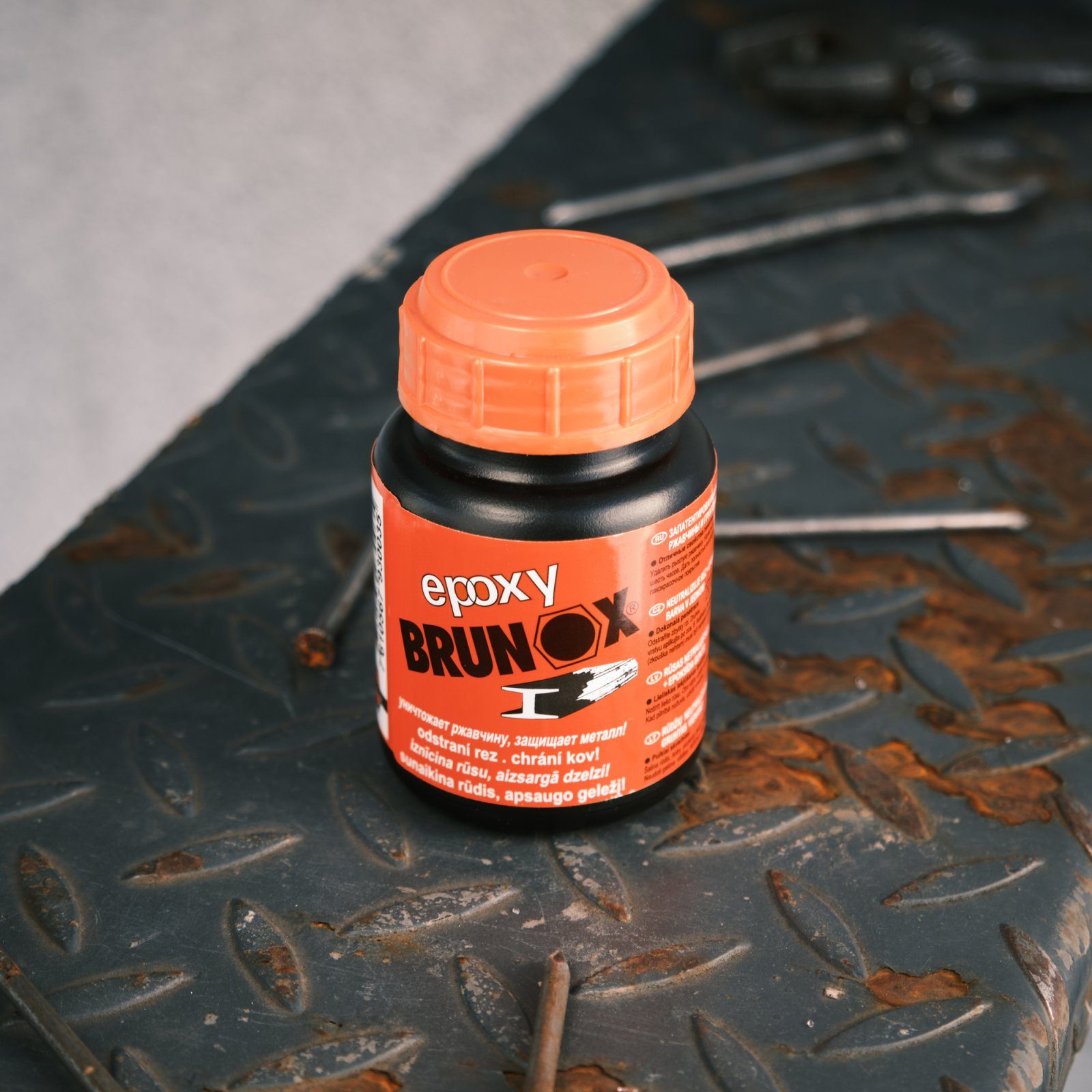Перетворювач іржі та ґрунтовка з епоксидною смолою Brunox Epoxy 100ml 2