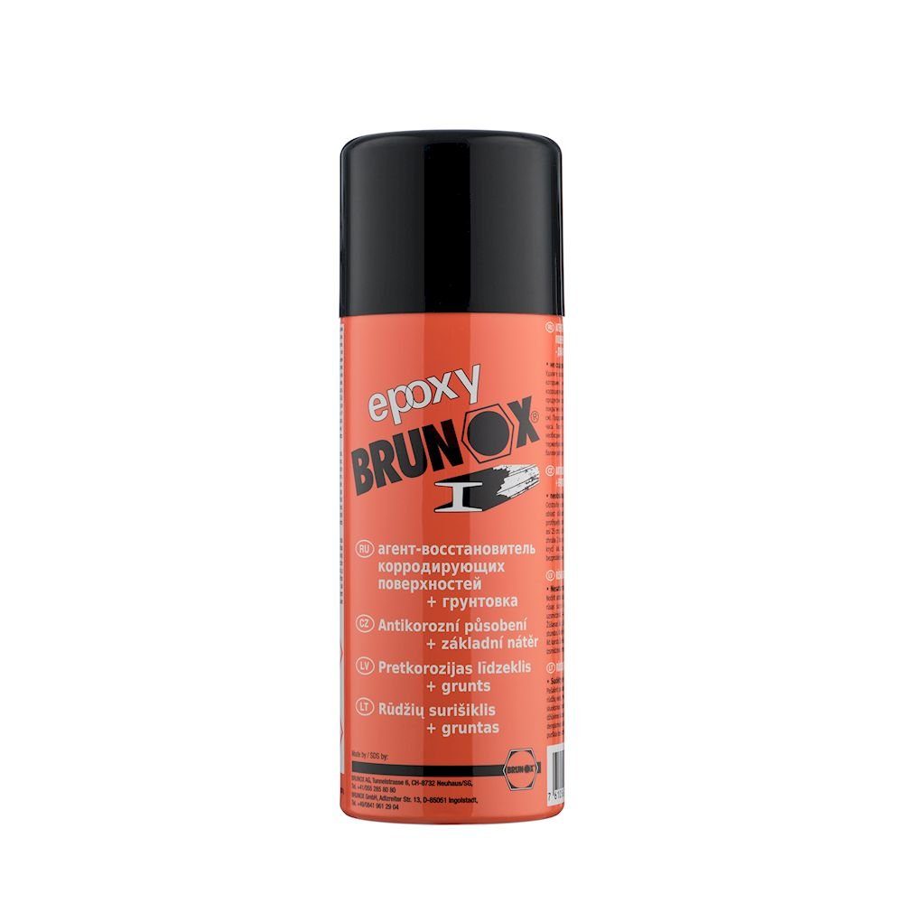 Перетворювач іржі та ґрунтовка 2-в-1, спрей Brunox Epoxy 400 ml