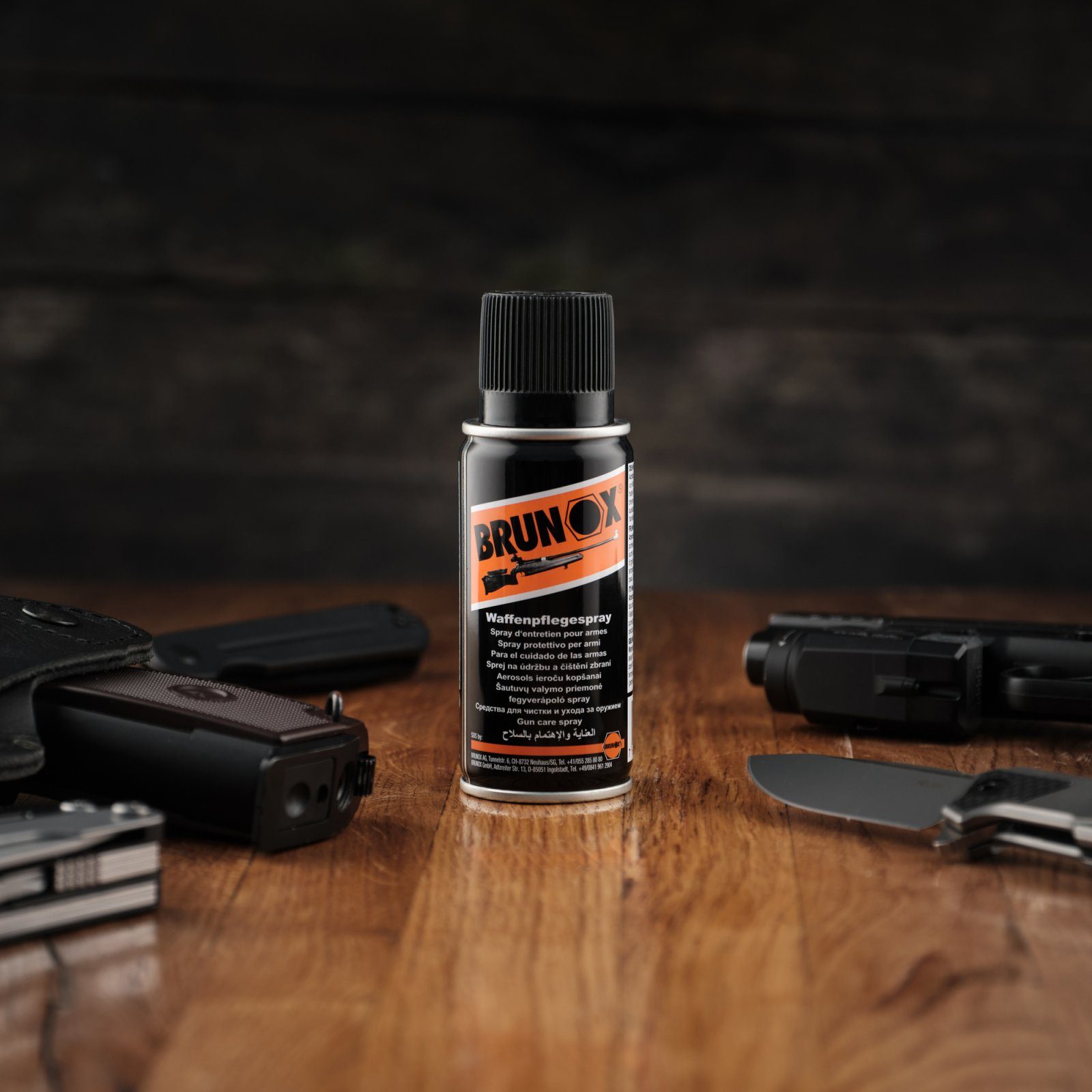 Антикорозійний захист і мастило для зброї, спрей Brunox Gun Care  100ml 2