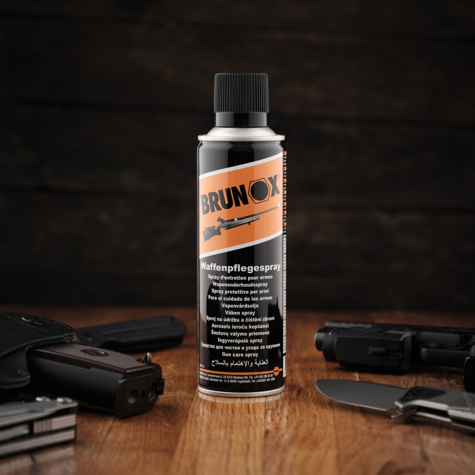 Антикорозійний захист і мастило для зброї, спрей Brunox Gun Care 300ml 2