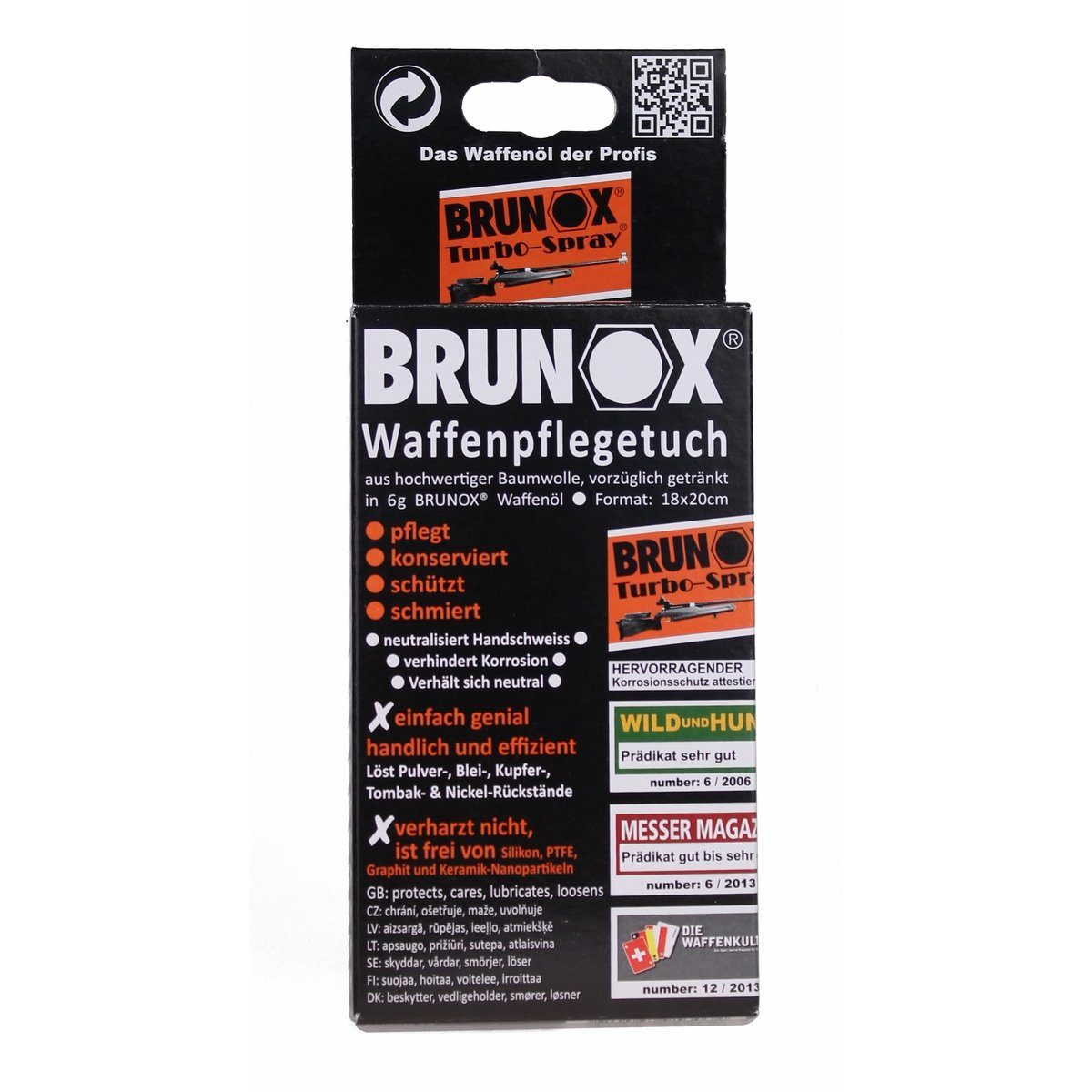 Промаслені серветки для очищення і змащення зброї Brunox Gun Care 5шт 3