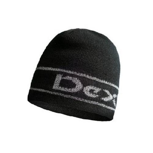 Шапка водонепроникна Dexshell Beanie Reflective Logo чорна з лого L/XL 58-60 см 2