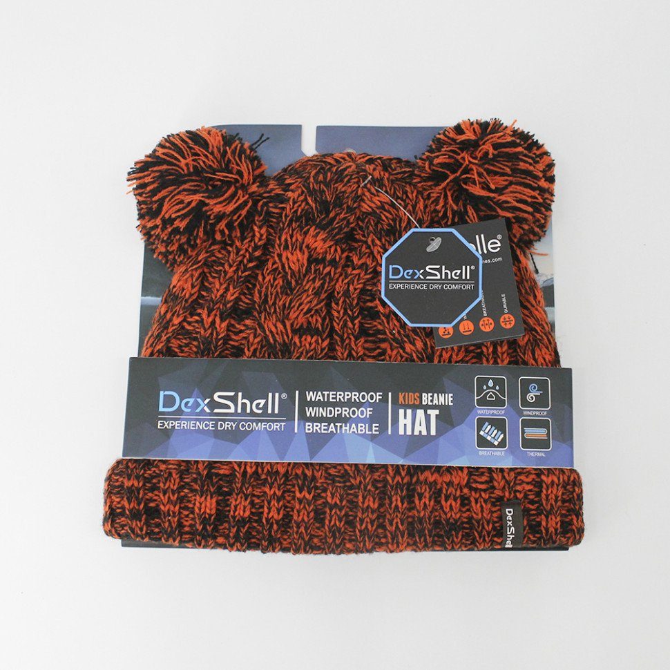 Шапка водонепроникна дитяча Dexshell (DH572TR), помаранчева 4