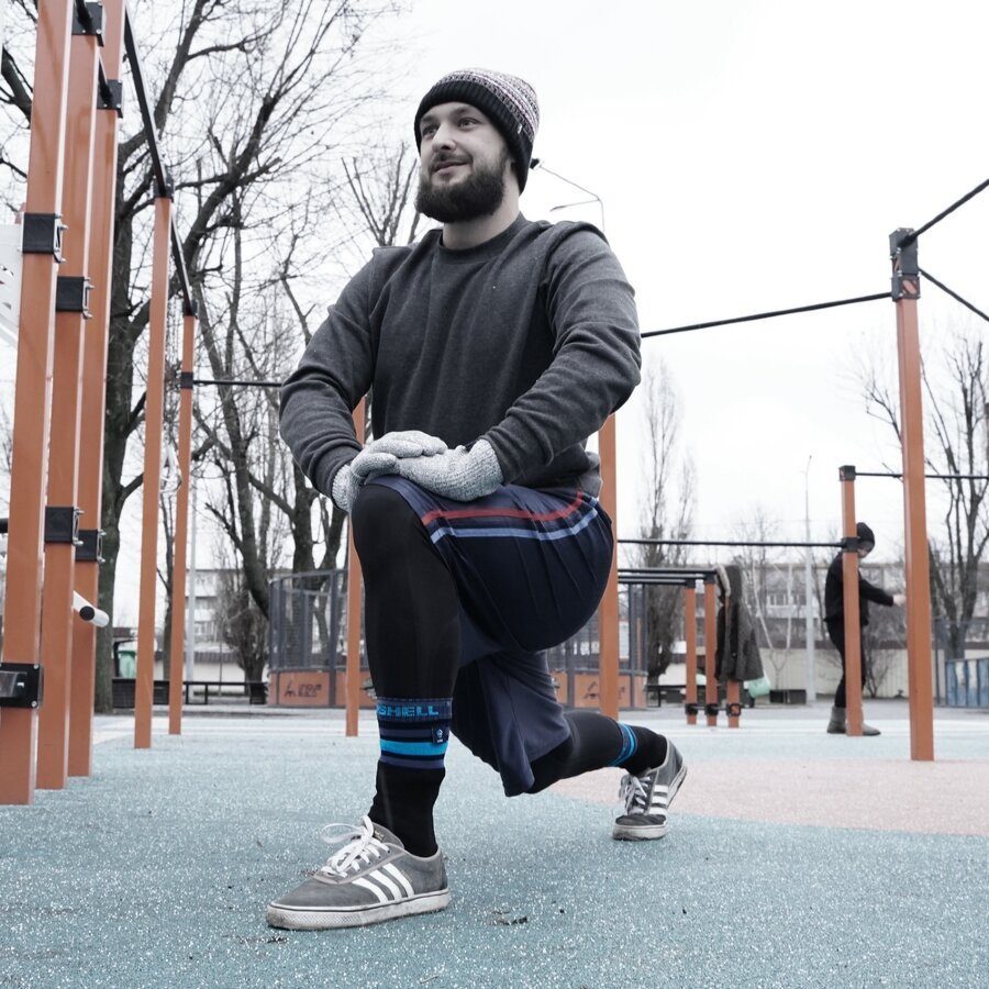 Шкарпетки водонепроникні Dexshell Ultra Dri Sports, р-р XL, з блакитною смугою 5