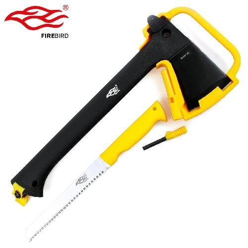 Сокира Firebird FSA01-YE (34.7 см) 3Cr13 / Рolymeric чорна 2