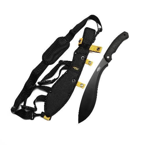 Мачете Firebird F804 (28.6 см) 5CR15 / Rubber Plastic чорний 2