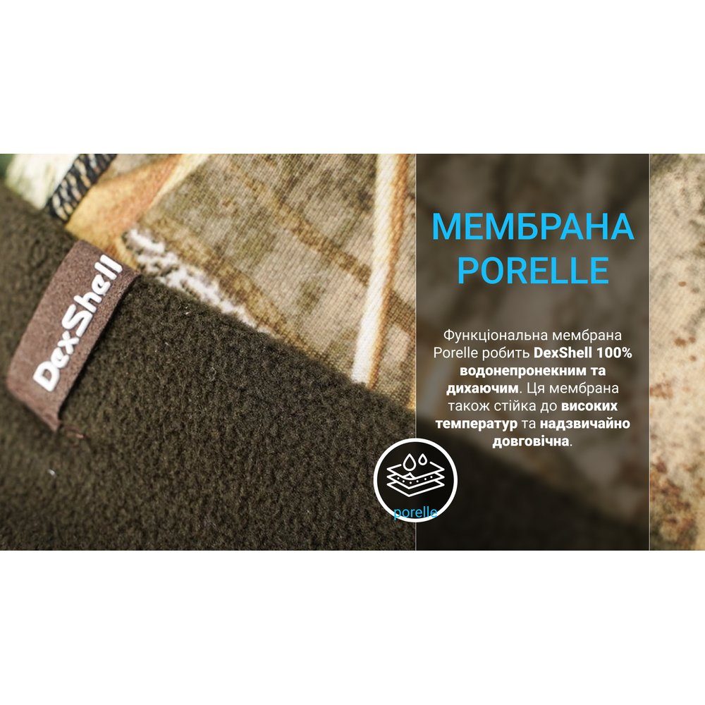 Шапка водонепроникна Dexshell Watch Hat Camouflage, р-р S/M (56-58 см), камуфляж 6