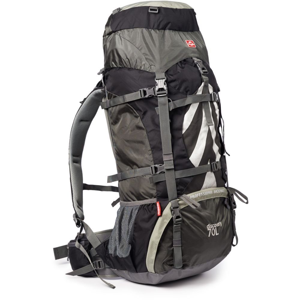 Рюкзак туристичний Naturehike NH70B070-B, 70 л + 5 л, чорно-сірий 2
