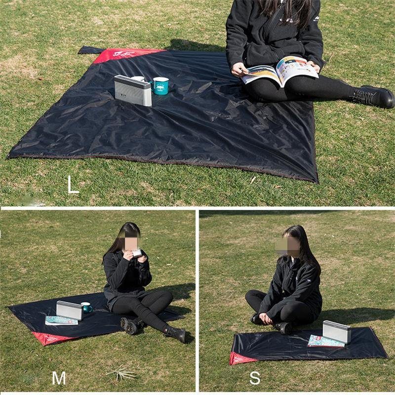 Килимок для пікніка водостійкий надлегкий Naturehike Moisture Picnic Mat NH17D050-B, 145x200 см, чорний 7