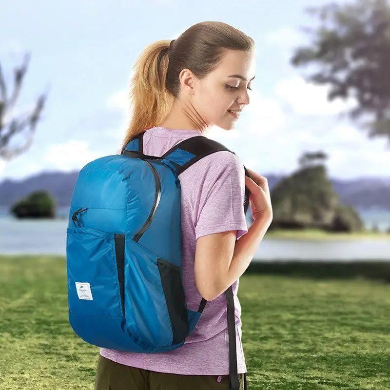 Рюкзак компактний Naturehike Ultralight NH17A017-B 22 л, блакитний 5