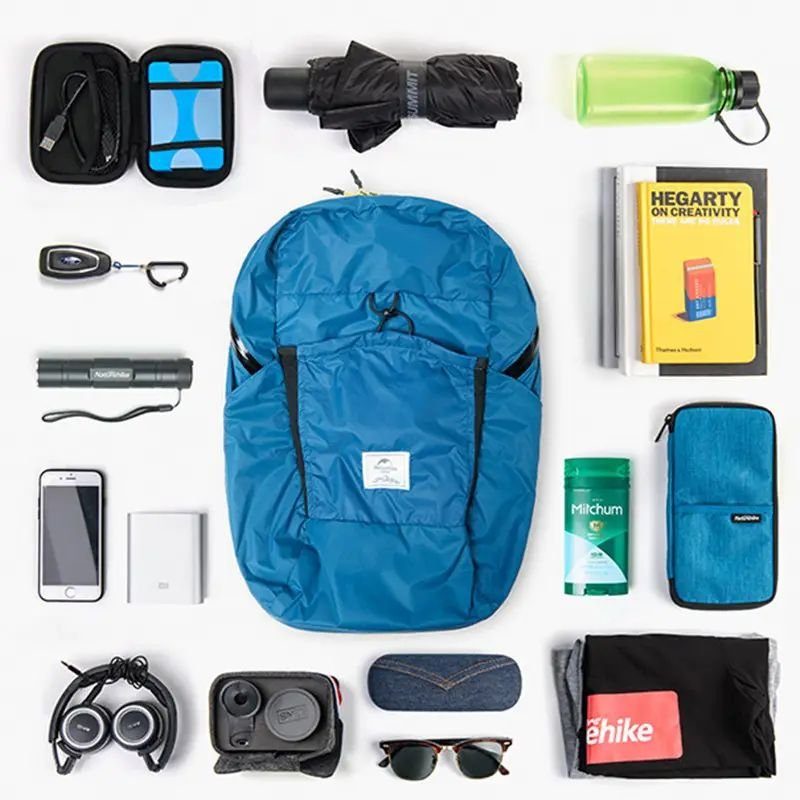 Рюкзак компактний Naturehike Ultralight NH17A017-B 22 л, блакитний 3