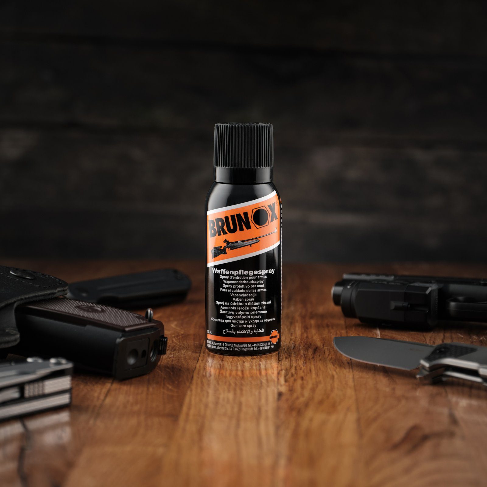 Антикорозійний захист і мастило для зброї, помпа Brunox Gun Care 100ml 2