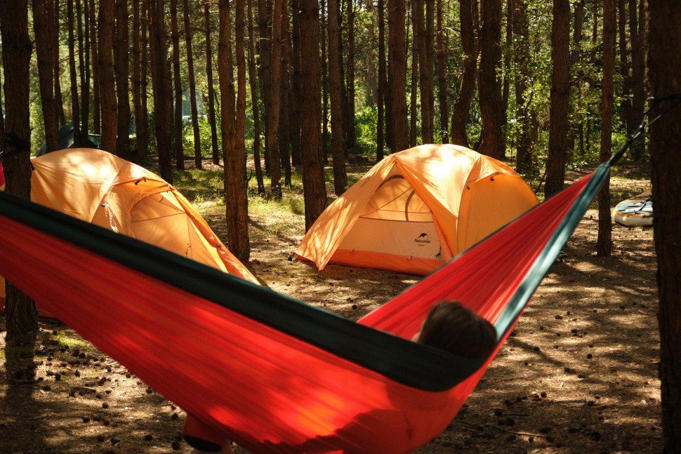 Гамак Naturehike одинарний NH21DC011, помаранчевий 3