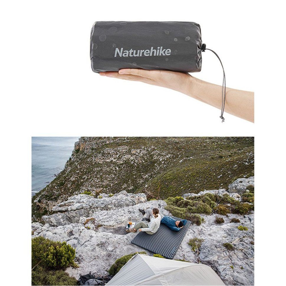 Матрац туристичний надувний одномісний Naturehike CNH22DZ018, надлегкий, 183x64x7 см, зелений, для туризму із мішком для надування 6