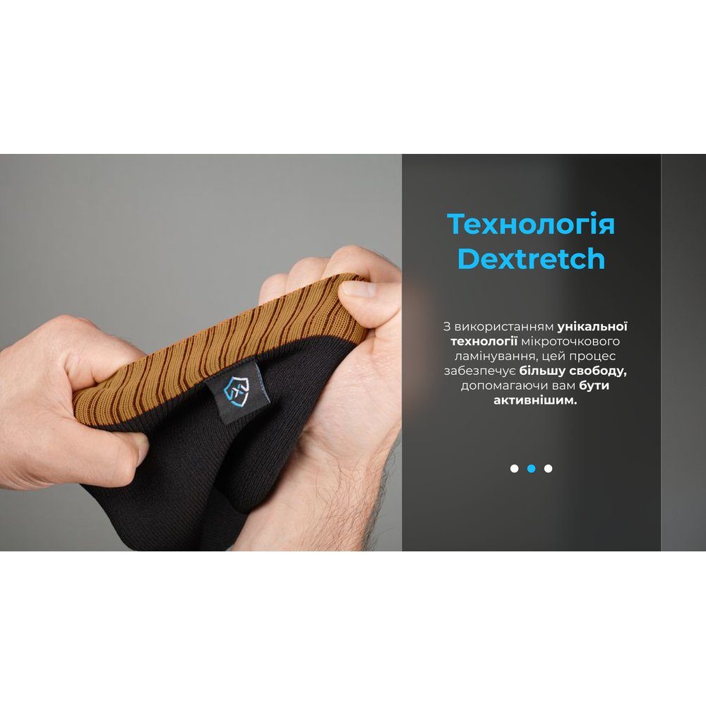 Шкарпетки водонепроникні Dexshell Hytherm Pro Socks, розмір М (39-42), чорні з коричневою смугою 2