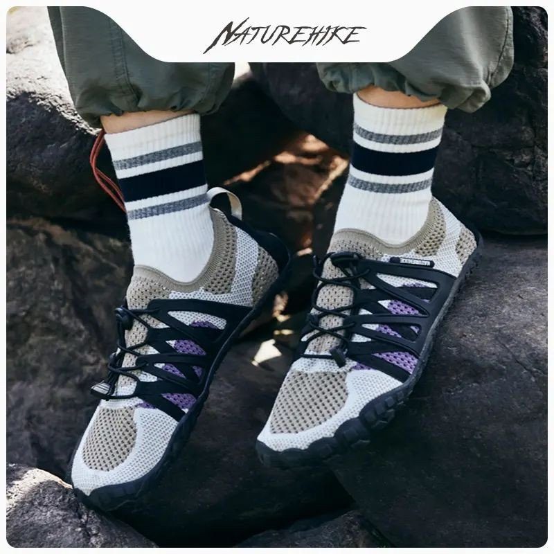 Швидковисихаючі сітчасті черевики Naturehike CYY2321IA010, розмір 43-44, чорні 5