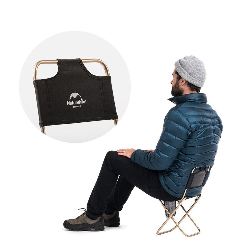 Стілець розкладний Naturehike MZ01 NH18M001-Z, чорний 3