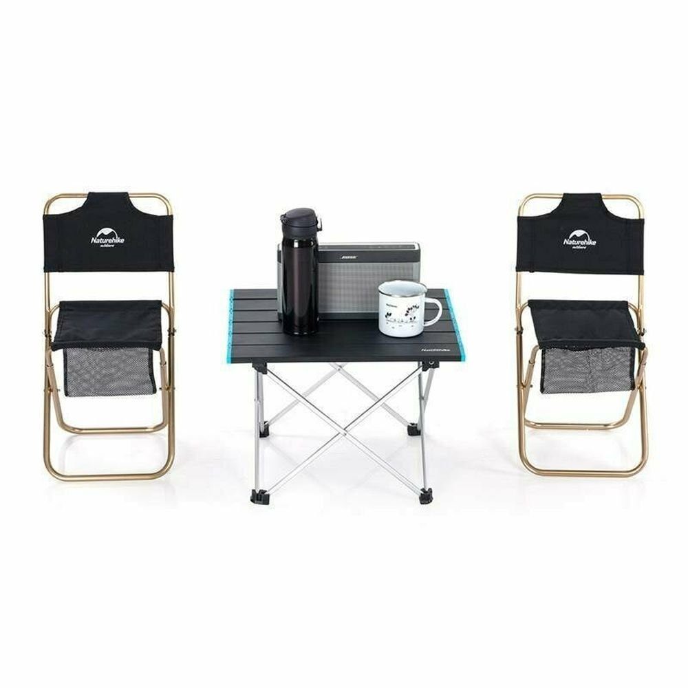 Стіл розкладний Naturehike NH19Z008-Z, алюміній, Розмір S, сірий 2