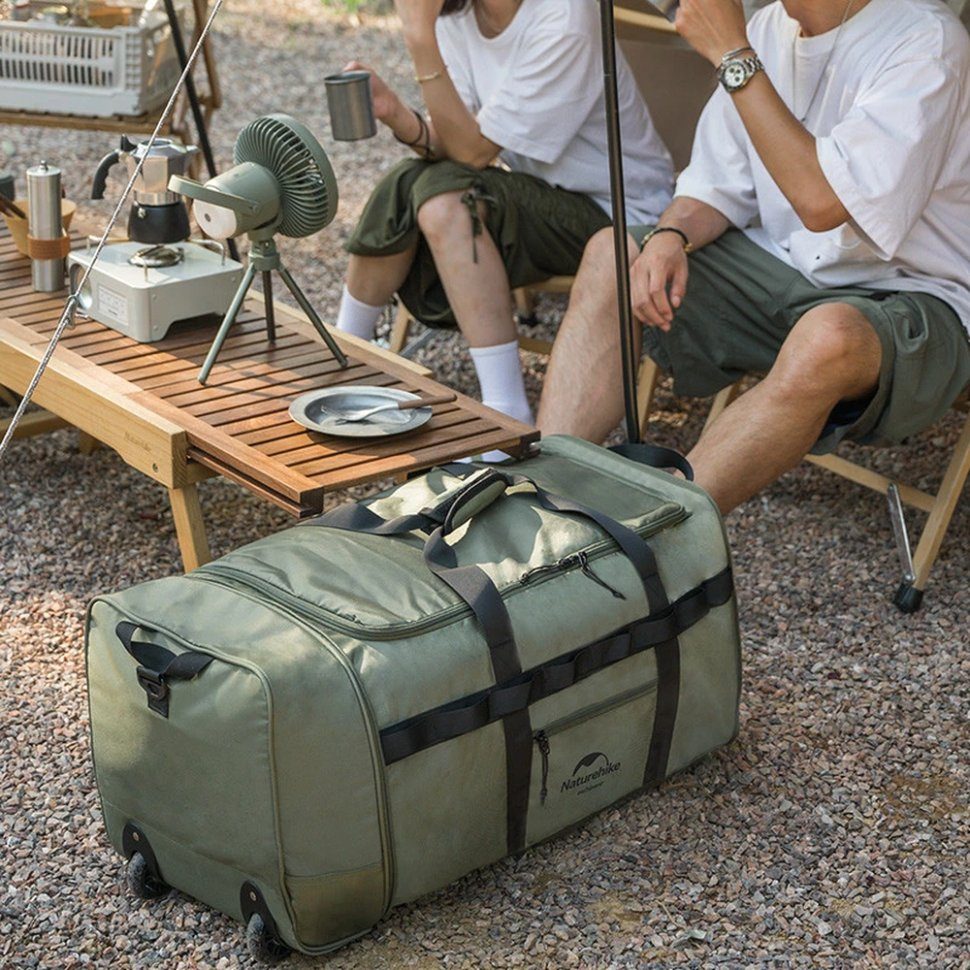 Сумка-баул для зберігання портативна Naturehike NH21LX003, чорний 4