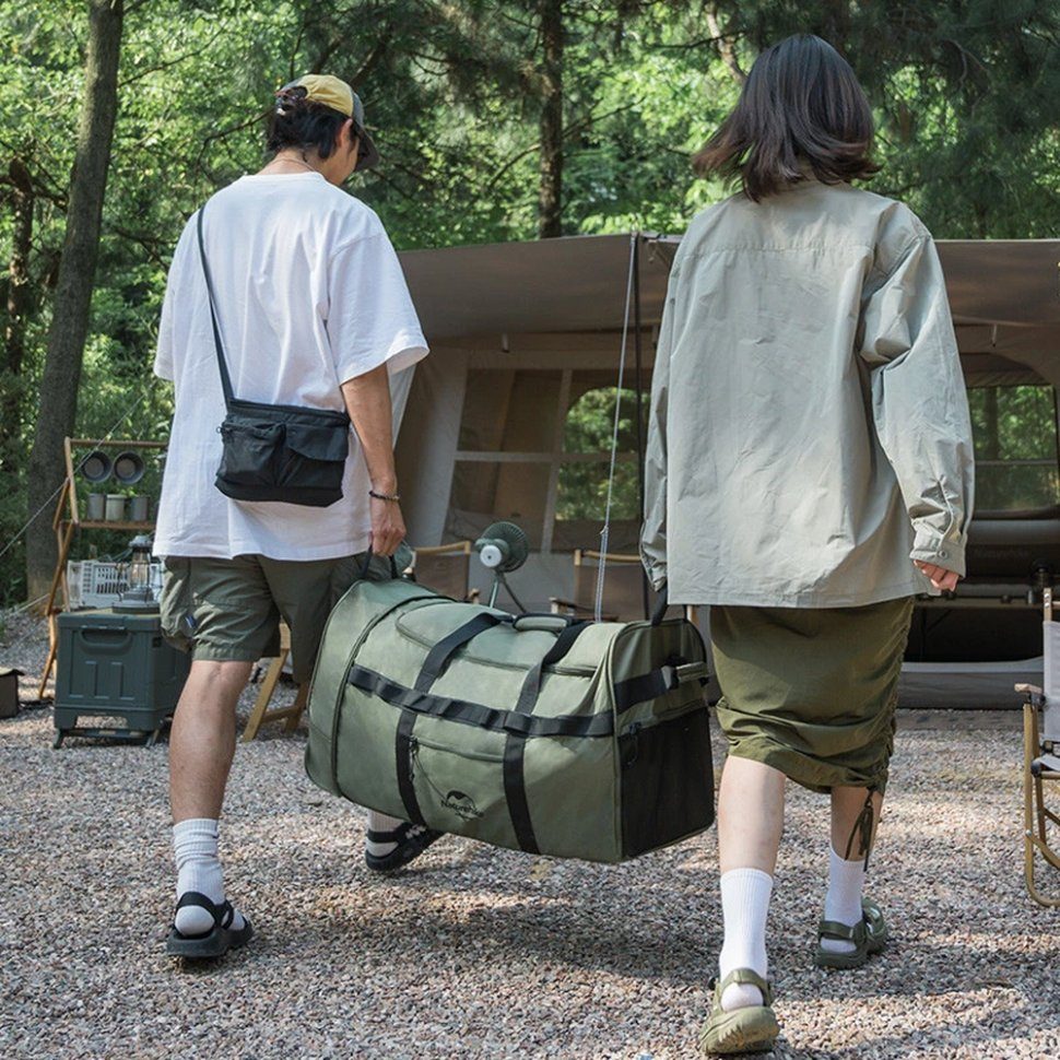 Сумка-баул для зберігання портативна Naturehike NH21LX003, чорний 2