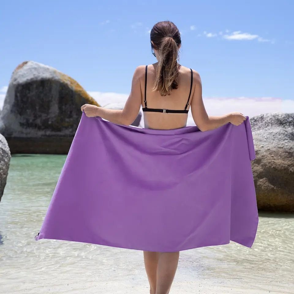 Рушник антибактеріальний швидковисихаючий Fitness Naturehike NH20FS009, 100*30, чорний 4
