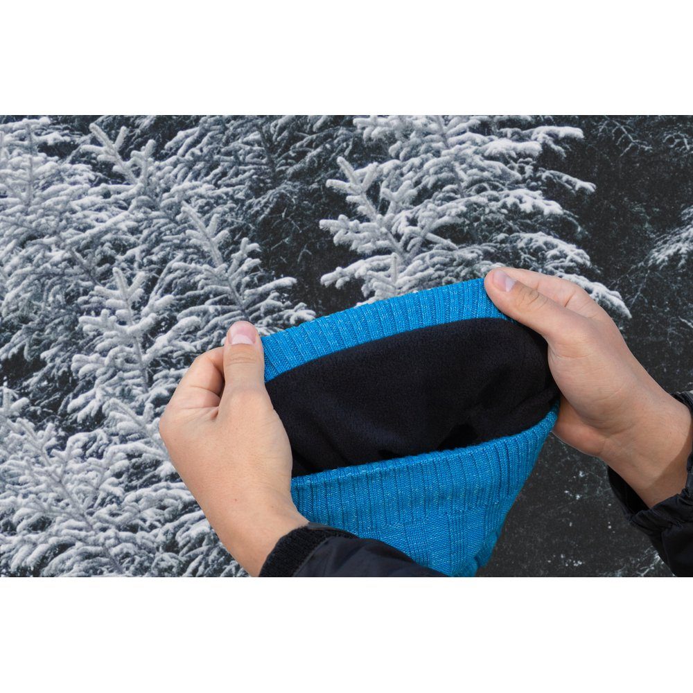Водонепроникна шапка Dexshell Heathered Rib Knit Beanie, onesize (56-58 см), блакитний 3
