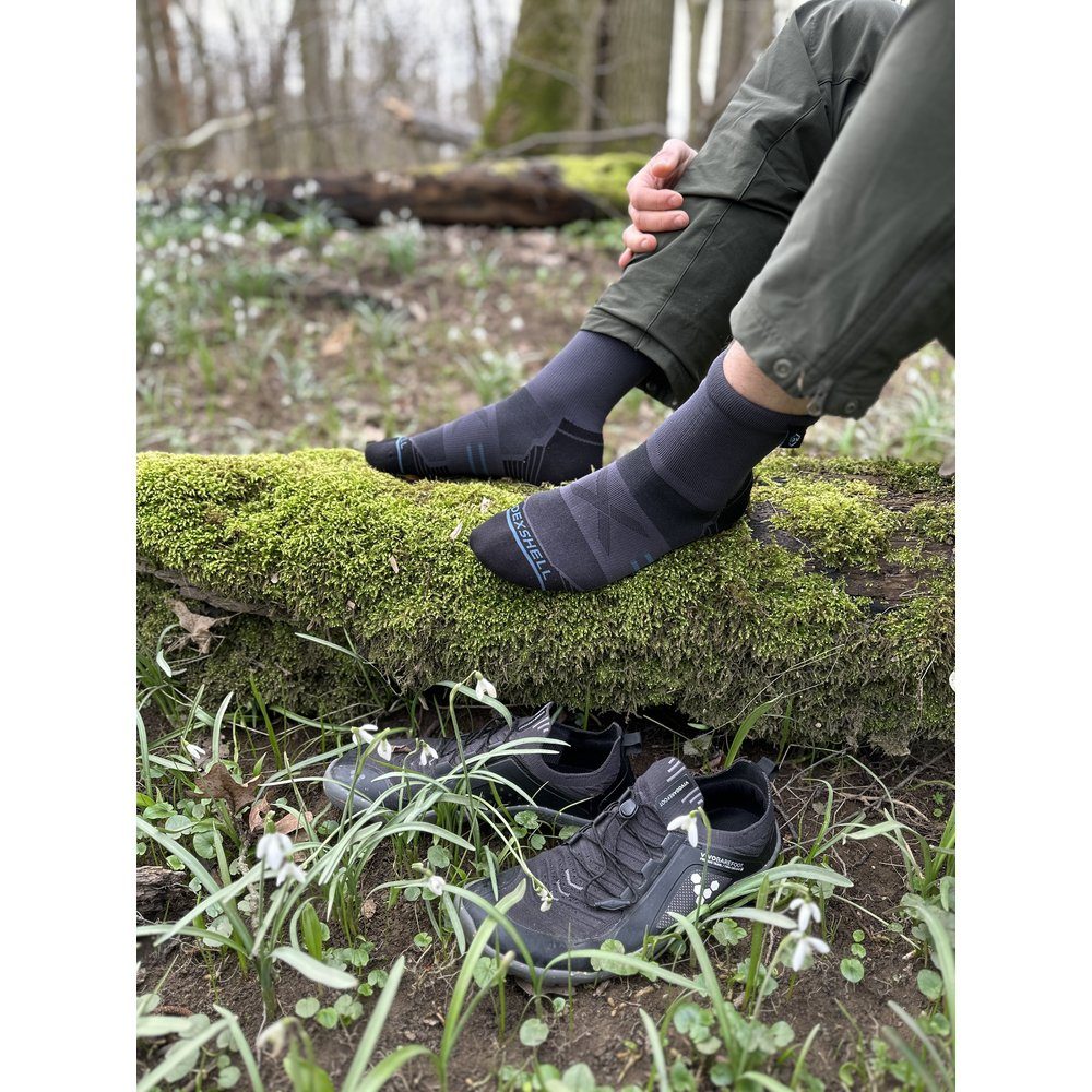 Шкарпетки водонепроникні Dexshell Running Lite 2.0 Socks, сірі, розмір S (36-38) 5