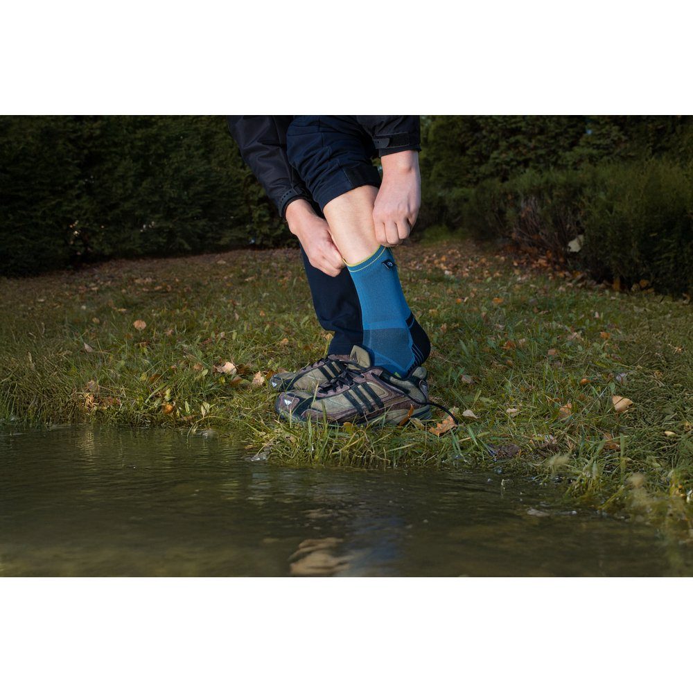 Шкарпетки водонепроникні Dexshell Running Lite 2.0 Socks, темно-блакитні, розмір XL (47-49) 4