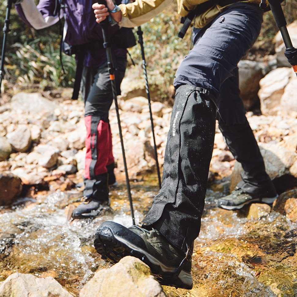 Захисні водонепроникні бахіли Naturehike CNK2450DS011, розмір L, чорні 4