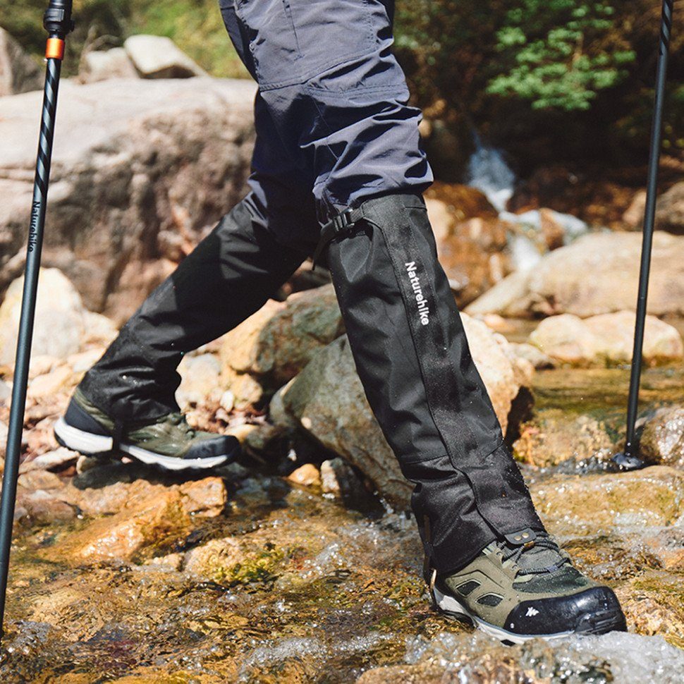 Захисні водонепроникні бахіли Naturehike CNK2450DS011, розмір L, чорні 5