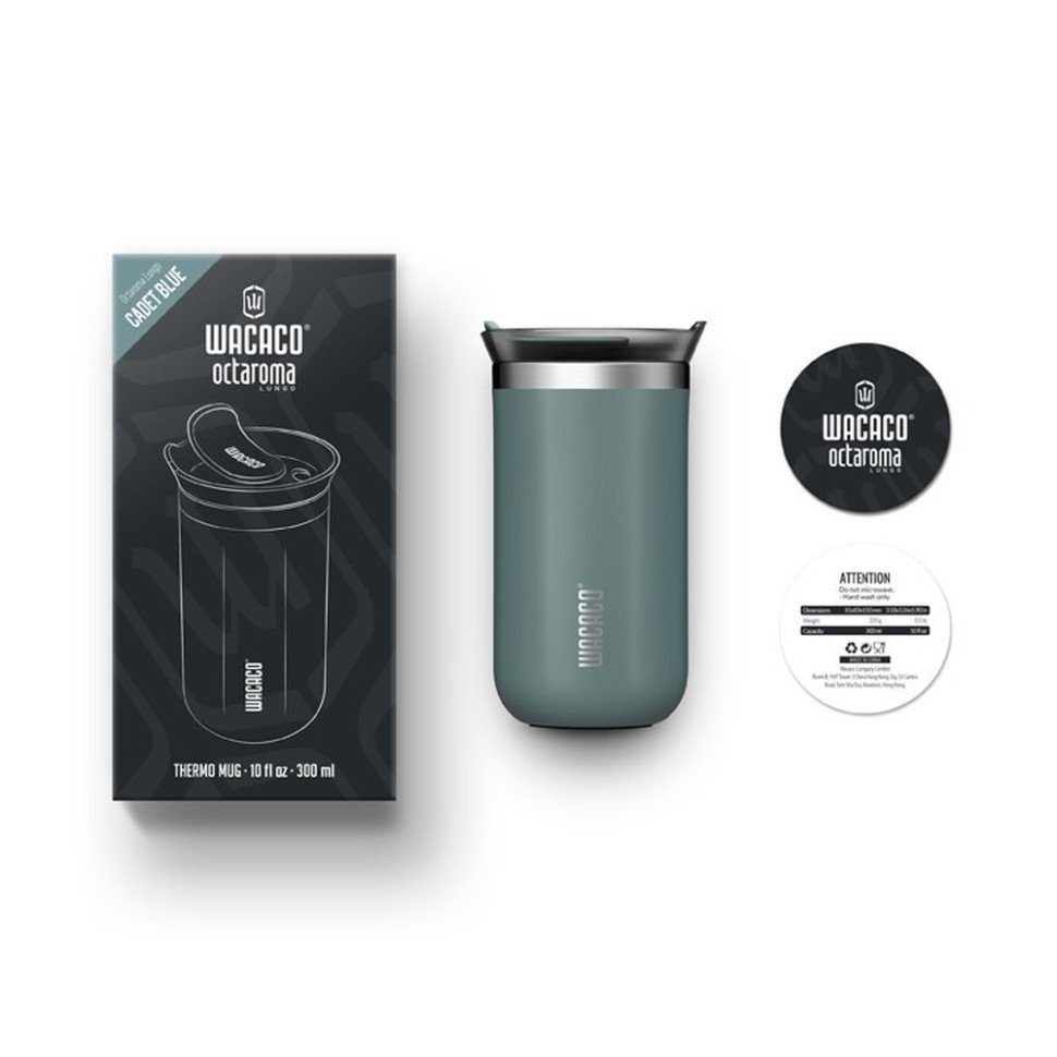 Термокухоль Wacaco Octaroma Lungo 300 мл, блакитний 2